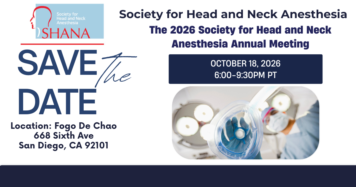 SHANA 2026  Annual Meeting